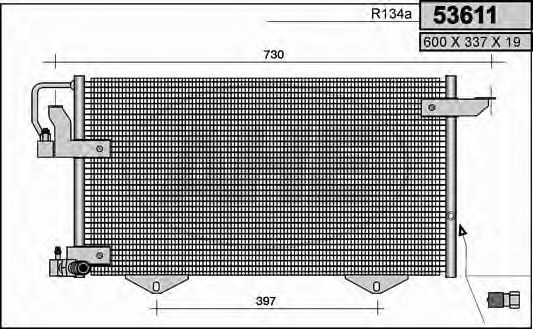Конденсатор, кондиционер AHE 53611