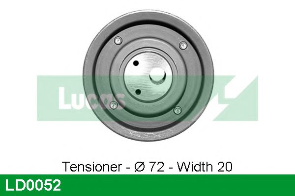 Натяжной ролик, ремень ГРМ LUCAS ENGINE DRIVE LD0052