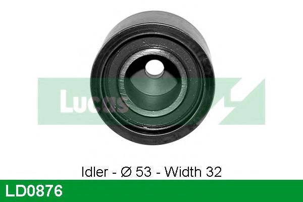 Натяжной ролик, ремень ГРМ LUCAS ENGINE DRIVE LD0876