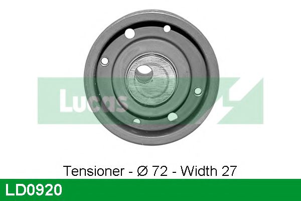 Натяжной ролик, ремень ГРМ LUCAS ENGINE DRIVE LD0920