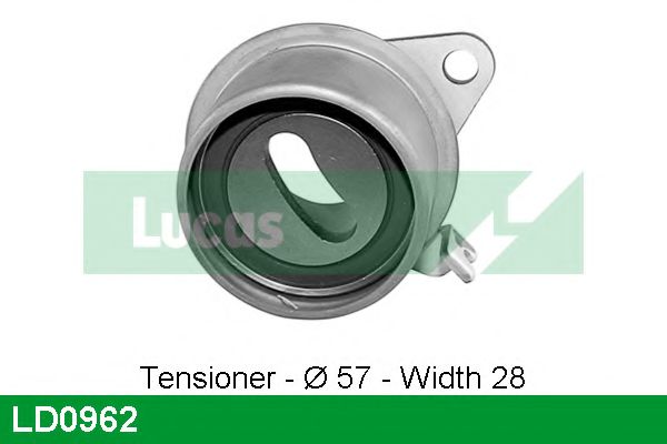 Натяжной ролик, ремень ГРМ LUCAS ENGINE DRIVE LD0962