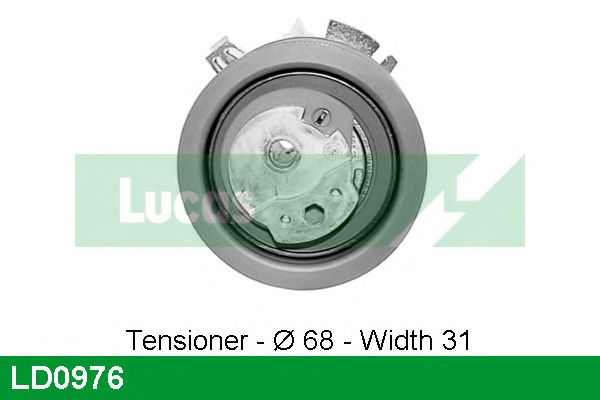 Натяжной ролик, ремень ГРМ LUCAS ENGINE DRIVE LD0976