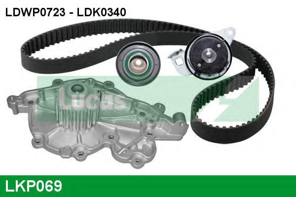 Водяной насос + комплект зубчатого ремня LUCAS ENGINE DRIVE LKP069