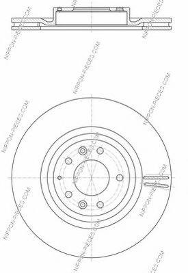 Тормозной диск NPS BG4028
