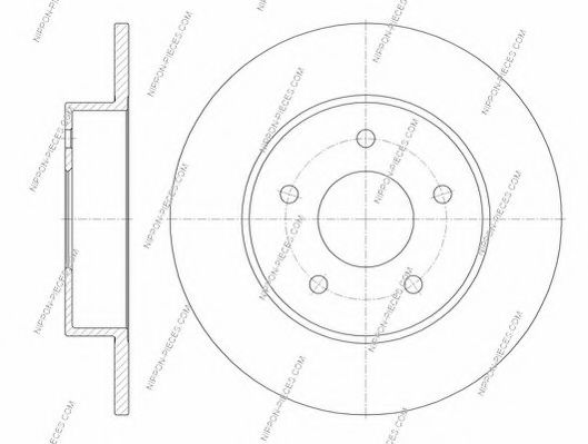 Тормозной диск NPS J3311040