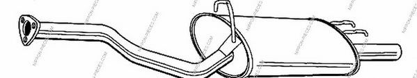 Система выпуска ОГ NPS H430A102