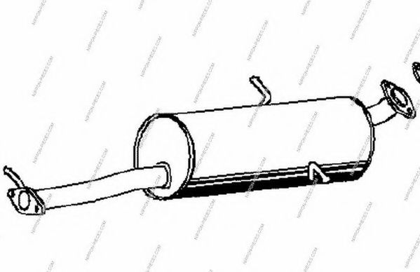 Система выпуска ОГ NPS M430A213