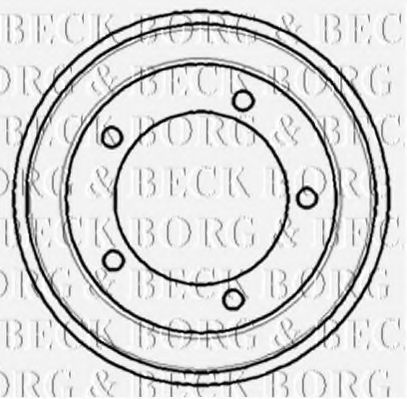 Тормозной барабан BORG & BECK BBR7083