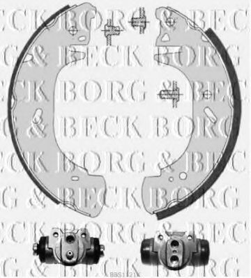 Комплект тормозных колодок BORG & BECK BBS1121K