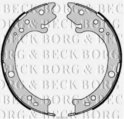 Комплект тормозных колодок BORG & BECK BBS6419