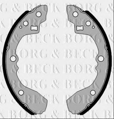 Комплект тормозных колодок BORG & BECK BBS6470