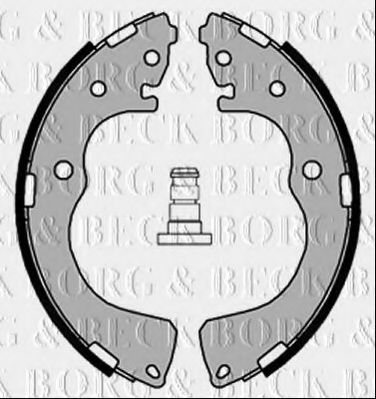 Комплект тормозных колодок BORG & BECK BBS6481