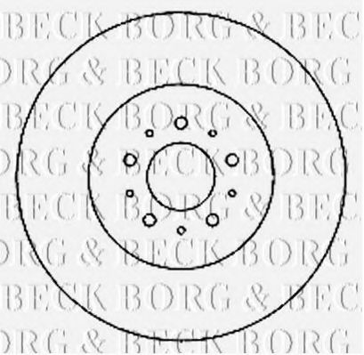 Тормозной диск BORG & BECK BBD4680