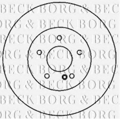 Тормозной диск BORG & BECK BBD5179