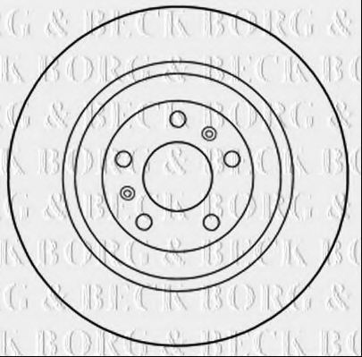 Тормозной диск BORG & BECK BBD5274