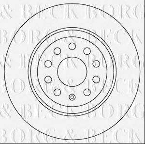 Тормозной диск BORG & BECK BBD5331