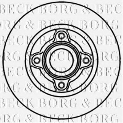 Тормозной диск BORG & BECK BBD5939S