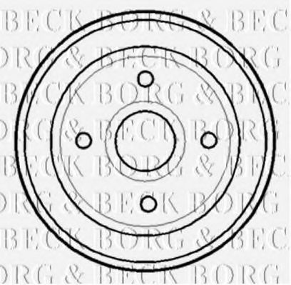 Тормозной барабан BORG & BECK BBR7115