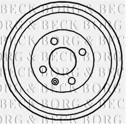 Тормозной барабан BORG & BECK BBR7121