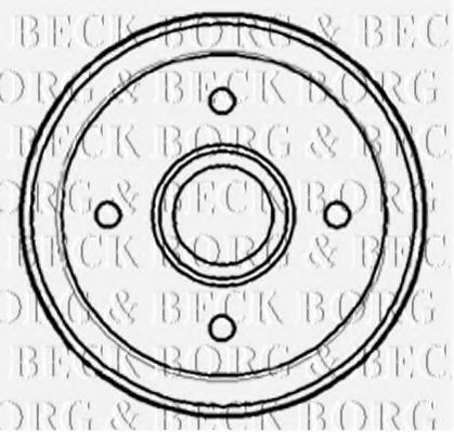 Тормозной барабан BORG & BECK BBR7144