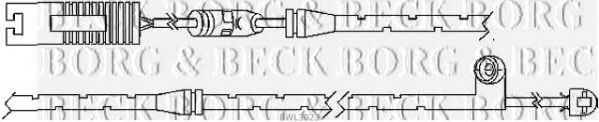 Сигнализатор, износ тормозных колодок BORG & BECK BWL3023