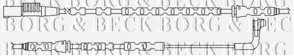 Сигнализатор, износ тормозных колодок BORG & BECK BWL3092