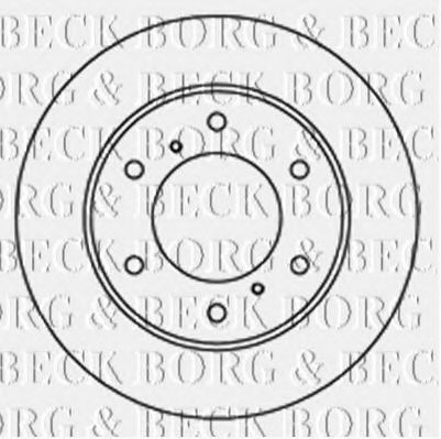 Тормозной диск BORG & BECK BBD4692