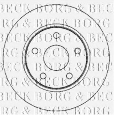 Тормозной диск BORG & BECK BBD4768