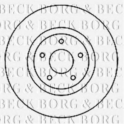 Тормозной диск BORG & BECK BBD5162