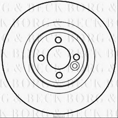 Тормозной диск BORG & BECK BBD5333