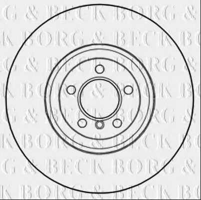 Тормозной диск BORG & BECK BBD6018S