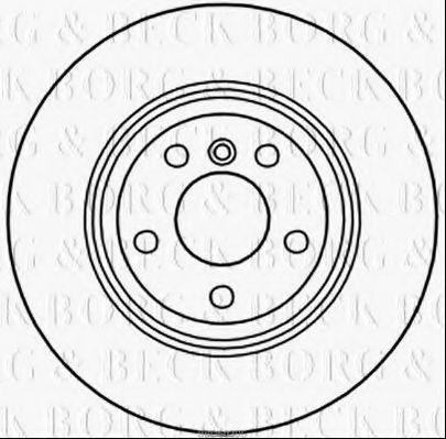Тормозной диск BORG & BECK BBD6039S