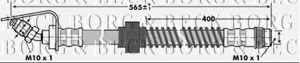 Тормозной шланг BORG & BECK BBH6867