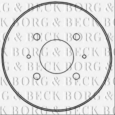 Тормозной барабан BORG & BECK BBR7235