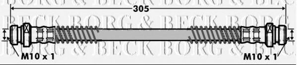 Тормозной шланг BORG & BECK BBH7006