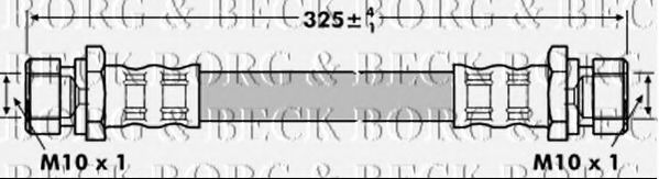 Тормозной шланг BORG & BECK BBH7068