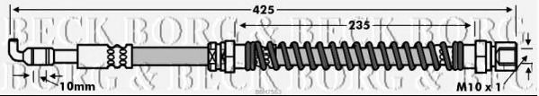 Тормозной шланг BORG & BECK BBH7563