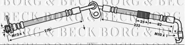 Тормозной шланг BORG & BECK BBH7817