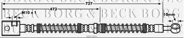 Тормозной шланг BORG & BECK BBH7860