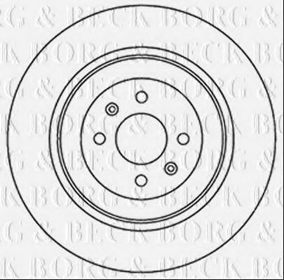 Тормозной диск BORG & BECK BBD4695