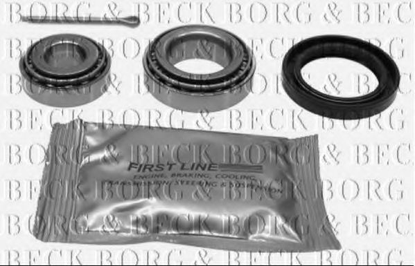 Комплект подшипника ступицы колеса BORG & BECK BWK013