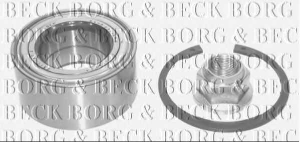 Комплект подшипника ступицы колеса BORG & BECK BWK783