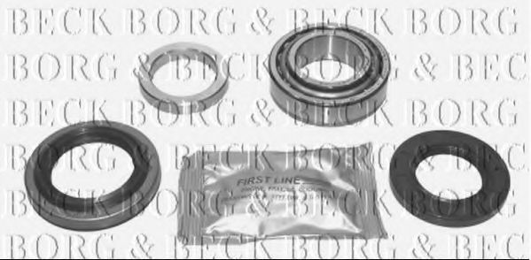 Комплект подшипника ступицы колеса BORG & BECK BWK207