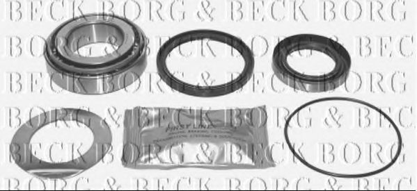 Комплект подшипника ступицы колеса BORG & BECK BWK620