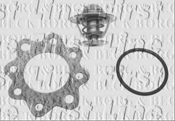 Термостат, охлаждающая жидкость BORG & BECK BBT083