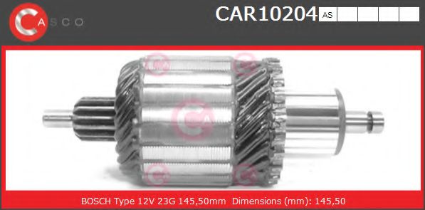 Якорь, стартер CASCO CAR10204AS