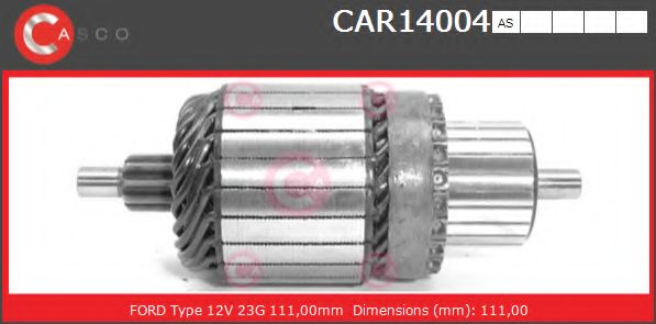 Якорь, стартер CASCO CAR14004AS