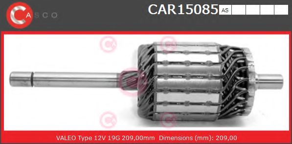 Якорь, стартер CASCO CAR15085AS