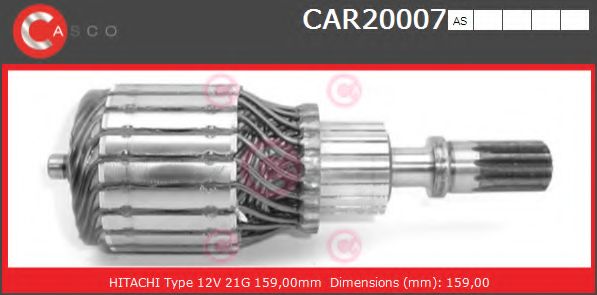 Якорь, стартер CASCO CAR20007AS