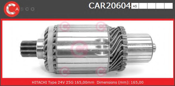 Якорь, стартер CASCO CAR20604AS